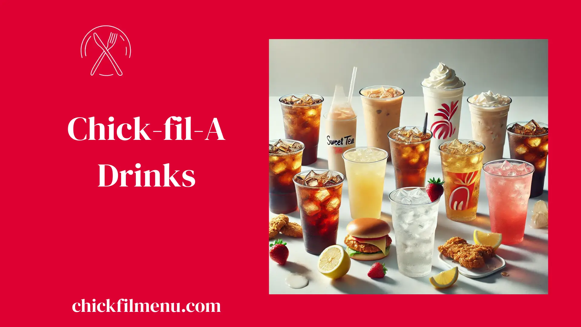 Explore the Chick-fil-A drinks menu with 2025 prices, calories, soft drinks, lemonades, iced tea, milkshakes, coffee, and specialty beverages. Refresh your order today.