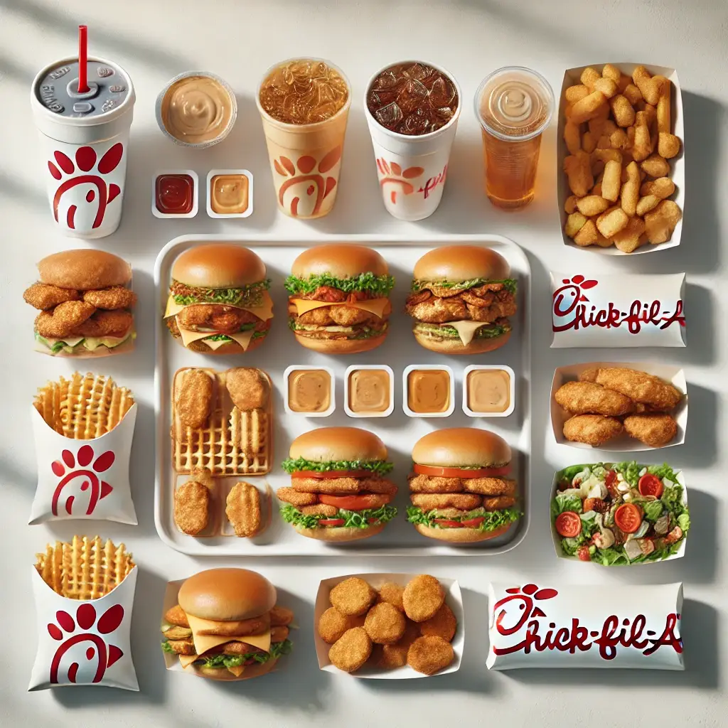 Chick-fil-A chicken sandwich meal served with fries and drink
