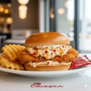 "Chick-fil-A Honey Pepper Pimento Sandwich gourmet limited edition menu item"