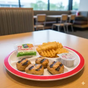 "Chick-fil-A Kids Grilled Nuggets four piece low calorie"