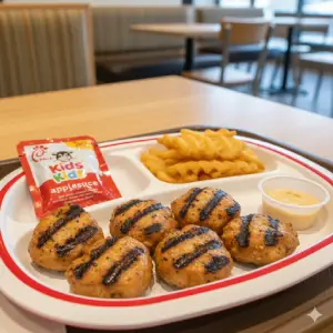 "Chick-fil-A Kids Grilled Nuggets six piece healthier option"