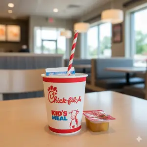 "Chick-fil-A kids milk or juice drink option"