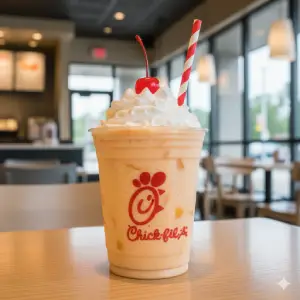 "Chick-fil-A Seasonal Milkshake limited edition rotating flavor"