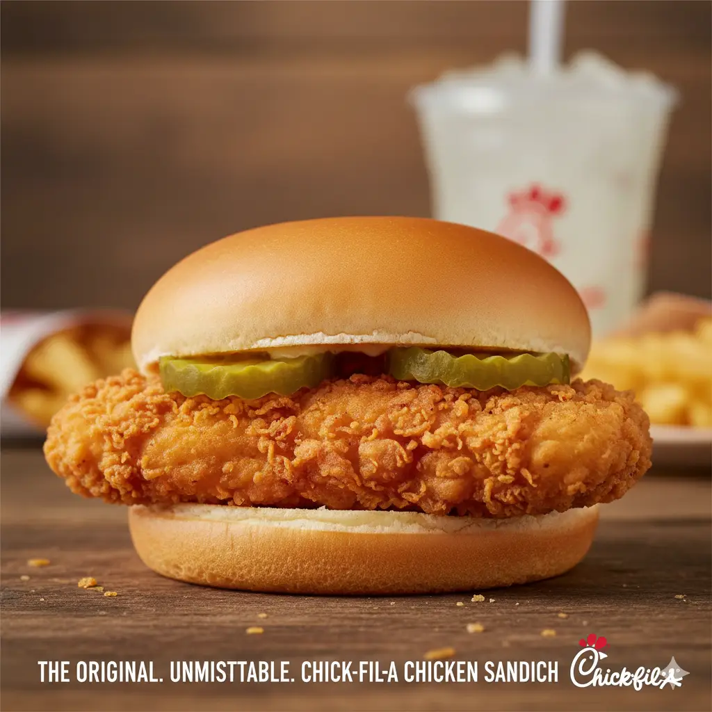 Chick-fil-A Chicken Sandwich is a classic crispy chicken filet served on a buttered bun with pickles. See price, calories, ingredients, and taste review.