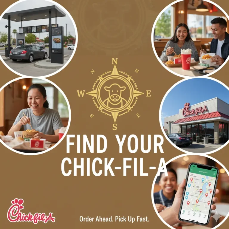 Find Chick-fil-A restaurant locations near you in the U.S., Canada, and more. Get store hours, services, drive-thru info.